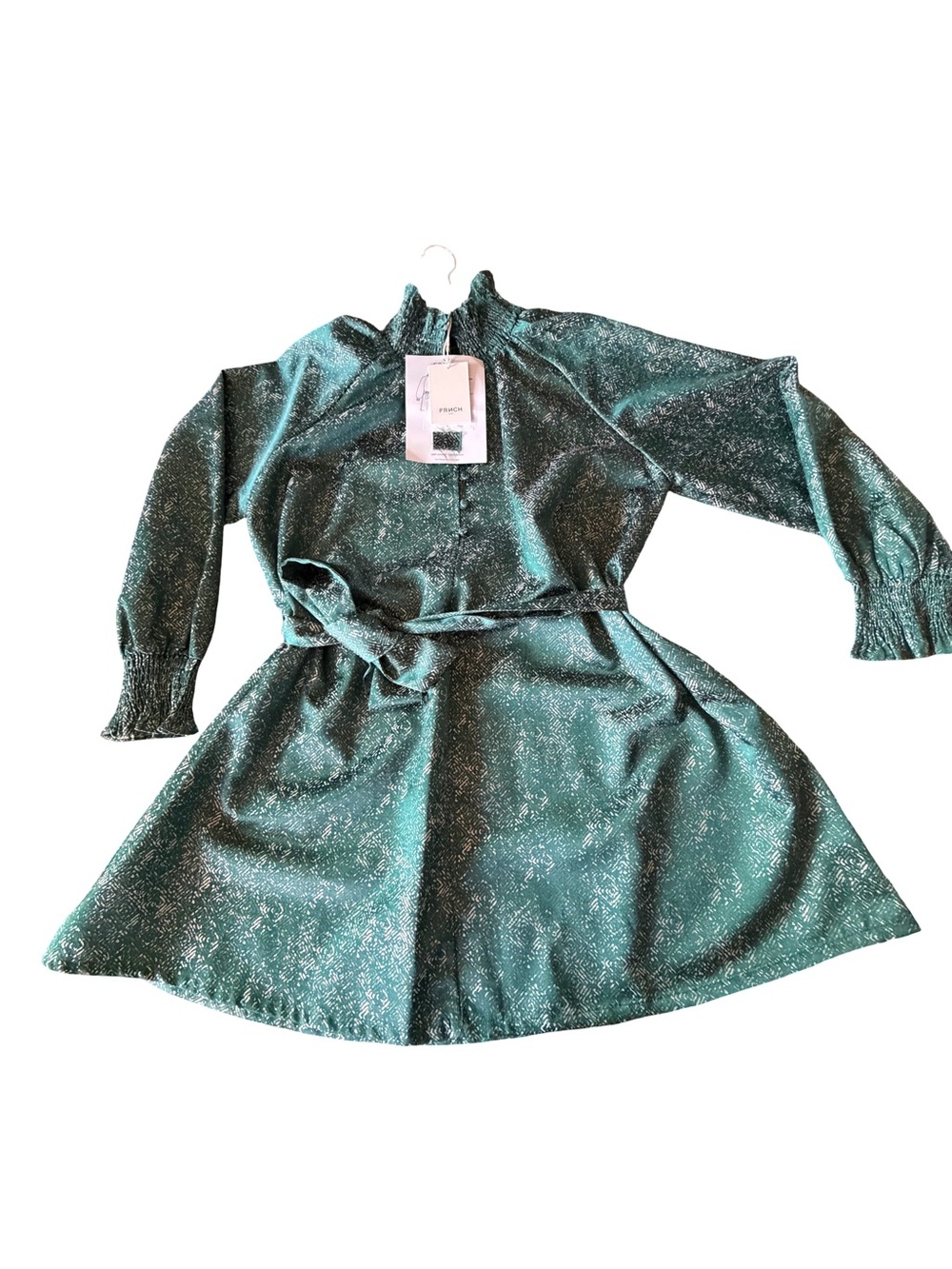 NWT FRNCH Paris Gally Metallic Patterned Mini